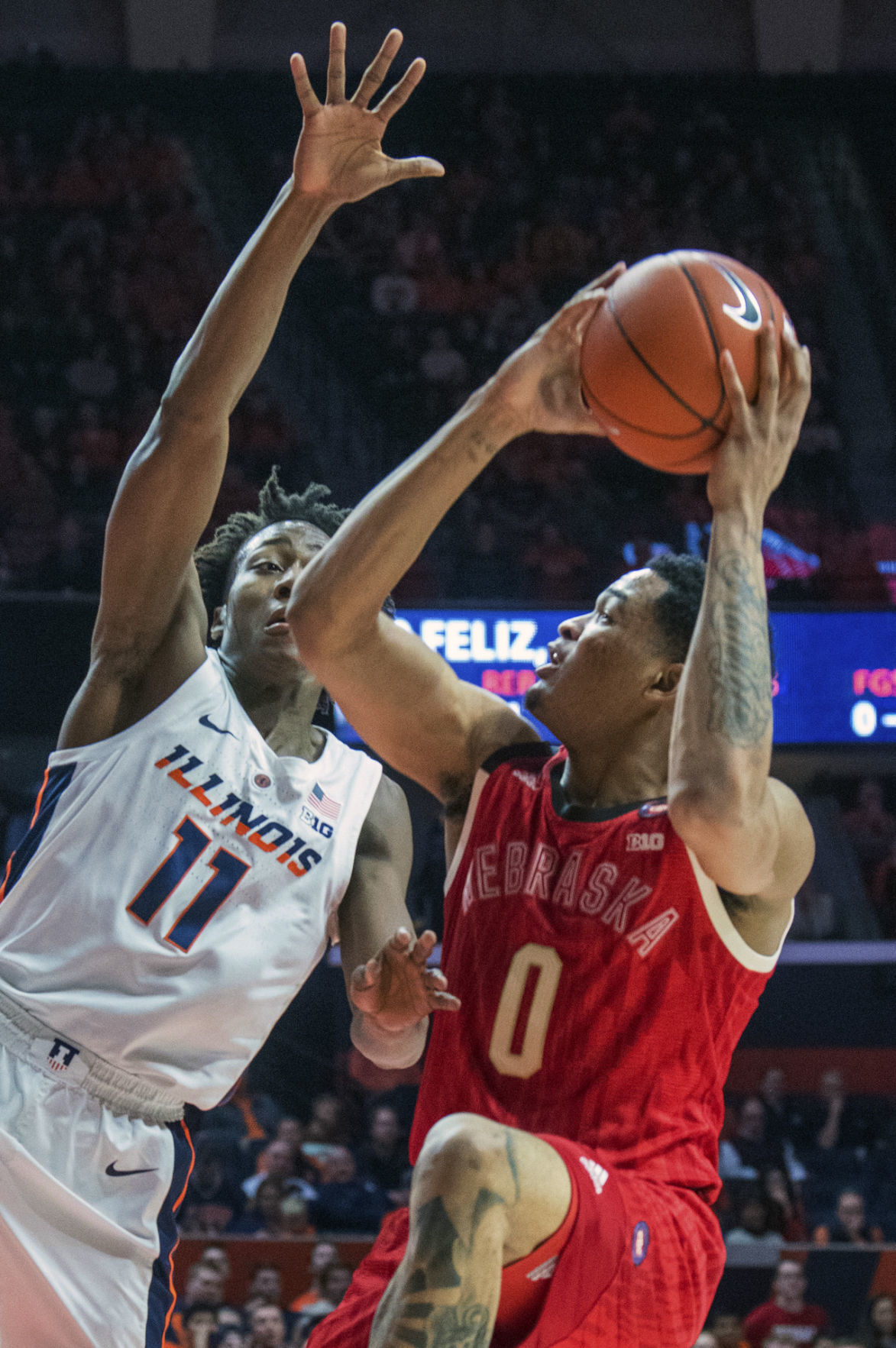 Nebraska Illinois Basketball